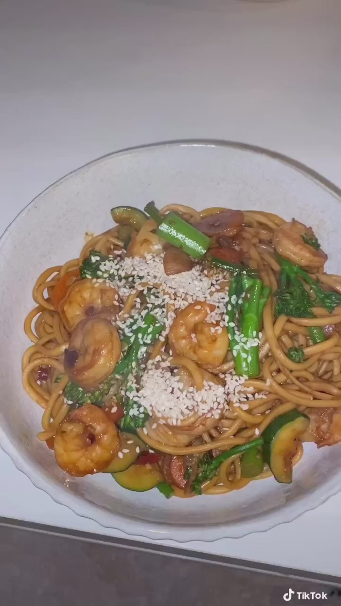 Teriyaki Prawn Udon image