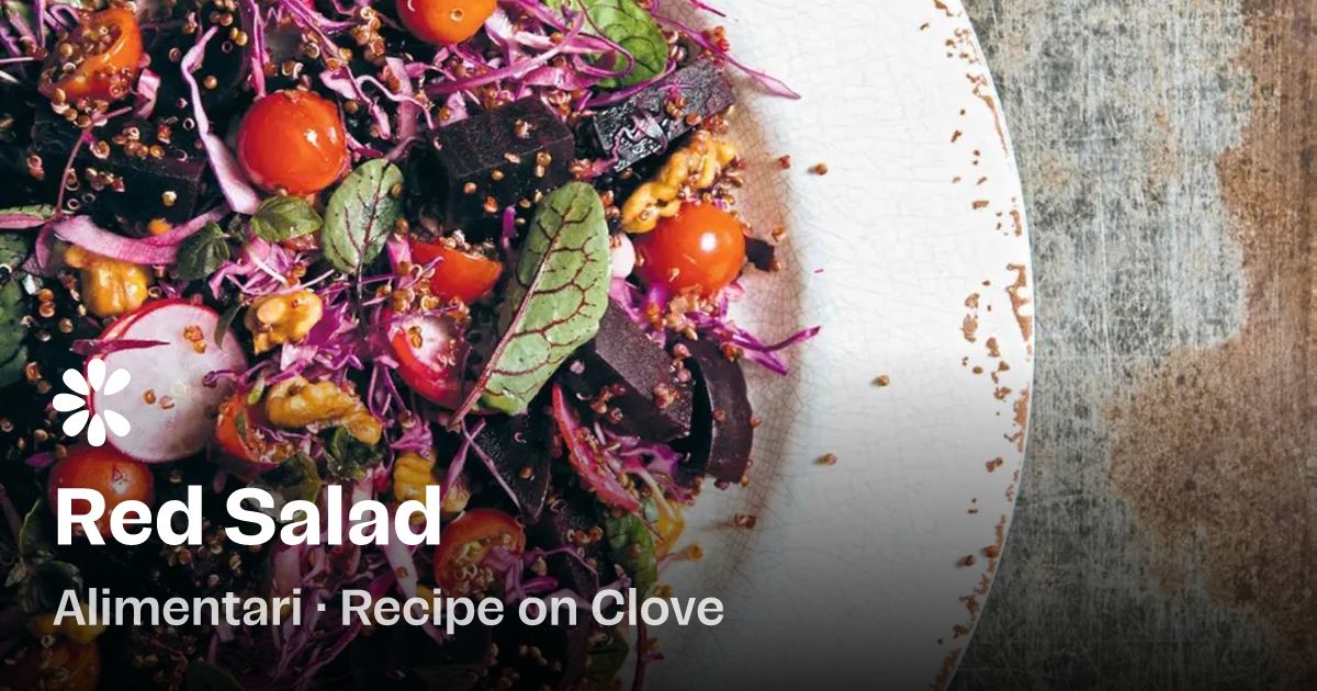 Stunning Red Salad Recipe | Clove
