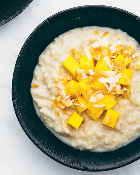 Pandan Rice Pudding image