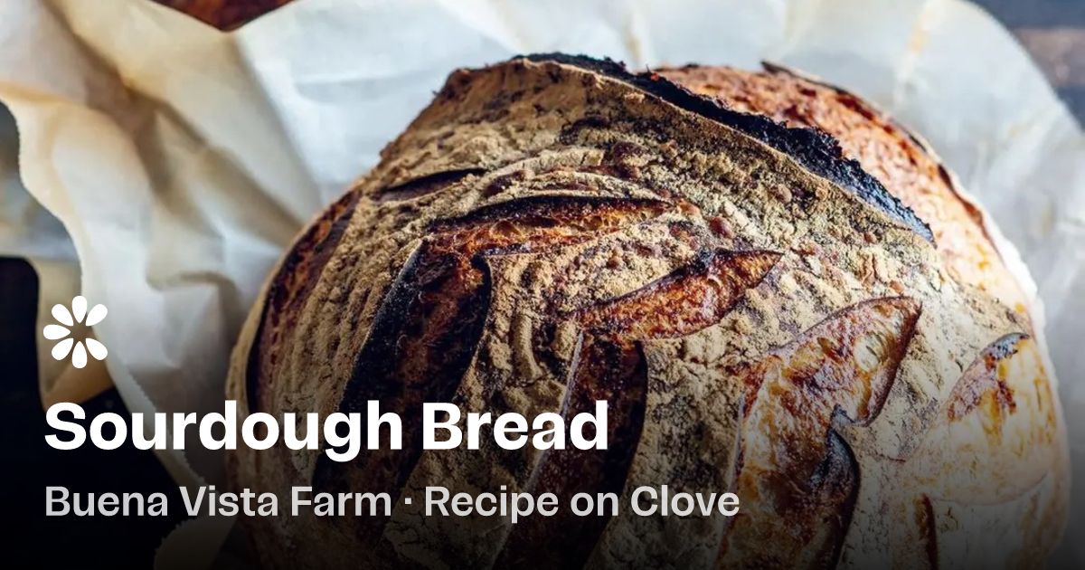Homemade Sourdough Bread Recipe (Low-Hydration) | Clove