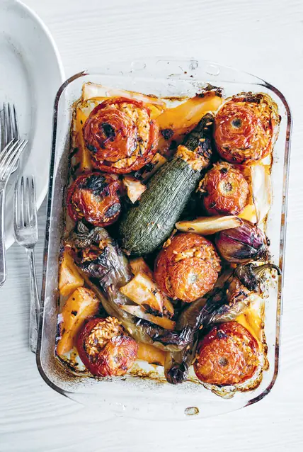 Stuffed Vegetables (Yemista Lahanika) image