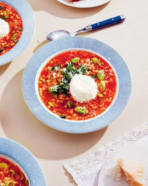 Kusksu (Pasta bead and Broad bean Soup) image