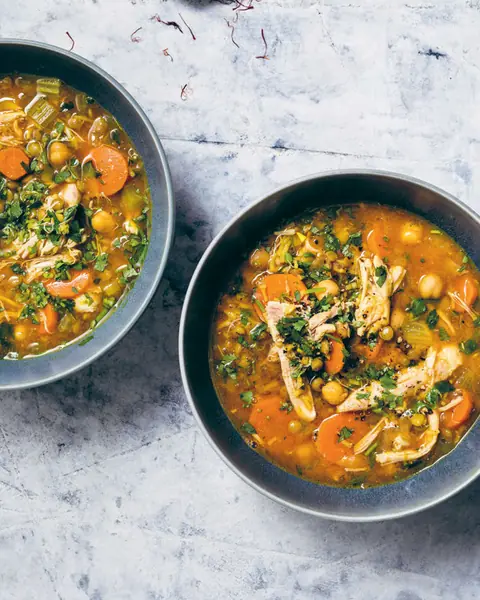 Moroccan Chicken and Chickpea Soup (Harira) image