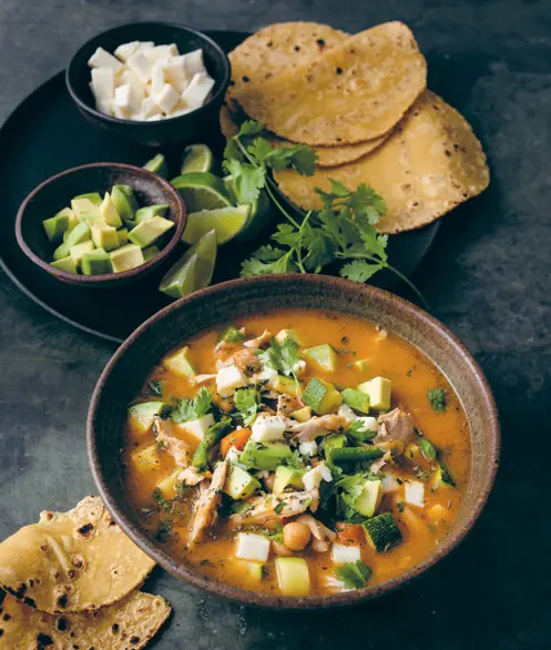 Mexican Chicken and Vegetable Soup (Caldo Tlalpeño) image