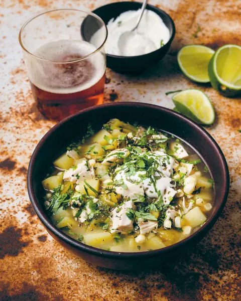 Green Chili Chicken Stew image