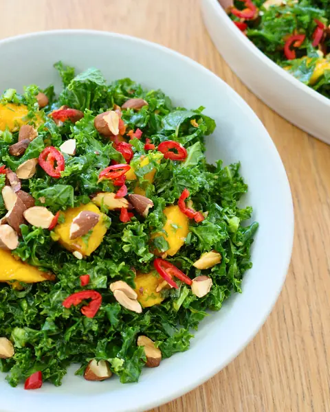 Mango Almond Green Salad image