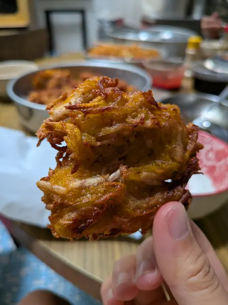 Pumpkin and Yam Fritters (金瓜糕) image