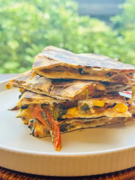 Tandoori Veggie Quesadillas image