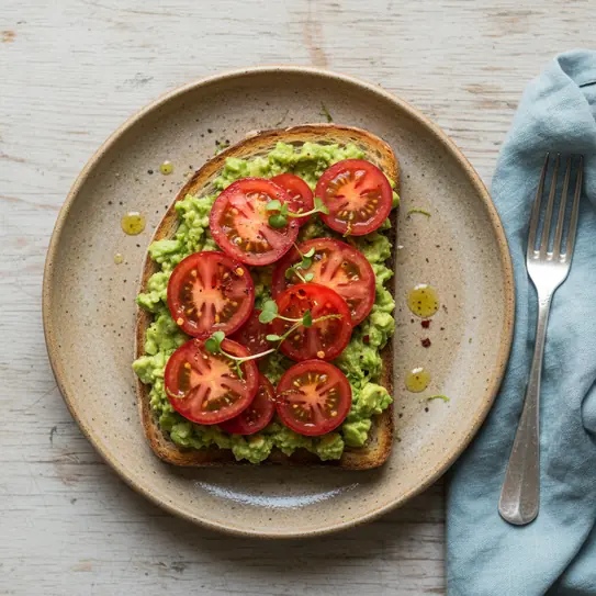 Avocado Toast with Tomato image