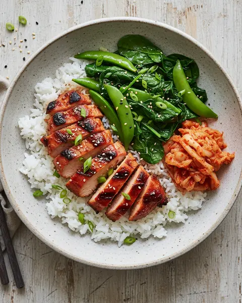 Spicy Grilled Chicken Rice Bowl image