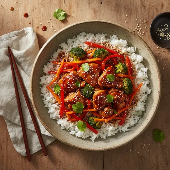 Saucy Teriyaki Chicken Bowl image