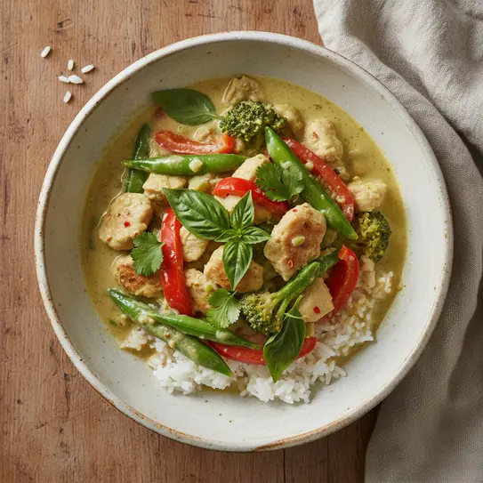 Light Thai Green Chicken Curry image