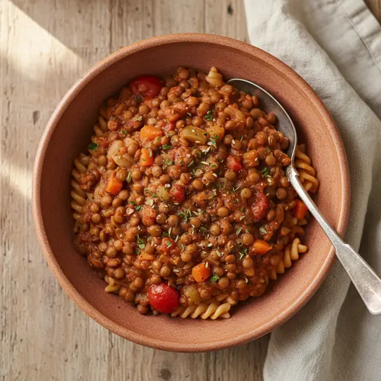 Batch-Cooked Lentil and Tomato Sauce image