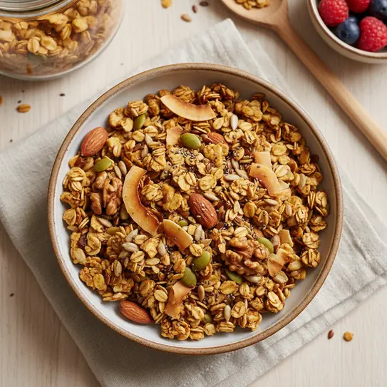 Homemade Nut and Seed Granola image