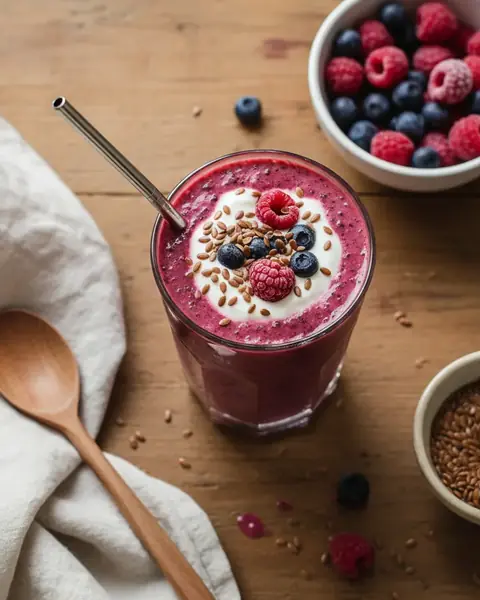 High Protein Berry Smoothie image