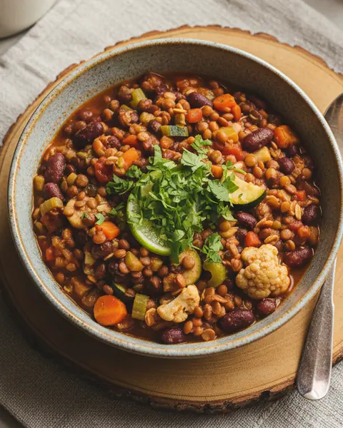 High-Fibre Vegetarian Chili image