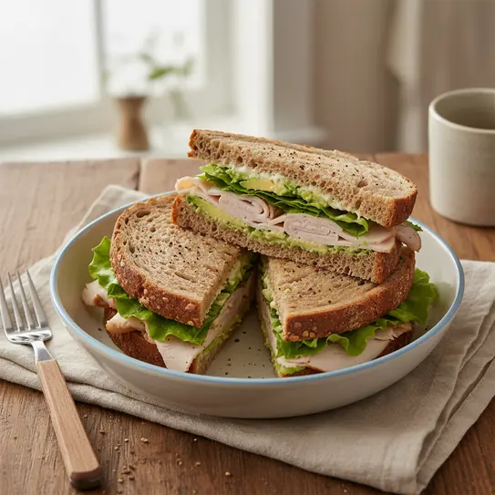 Turkey Avocado Sandwich image