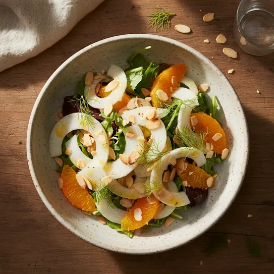 Fennel and Orange Salad with Almonds image