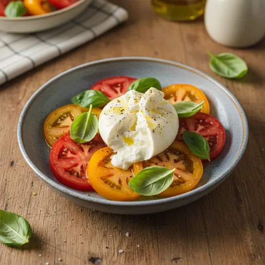 Burrata Caprese Salad image
