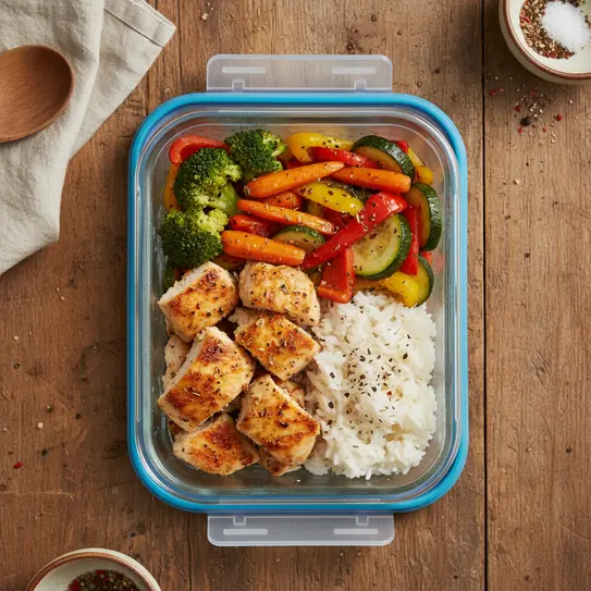Meal Prep: Chicken and Veggie Boxes image