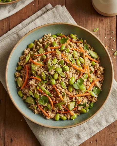 Edamame and Brown Rice Salad image